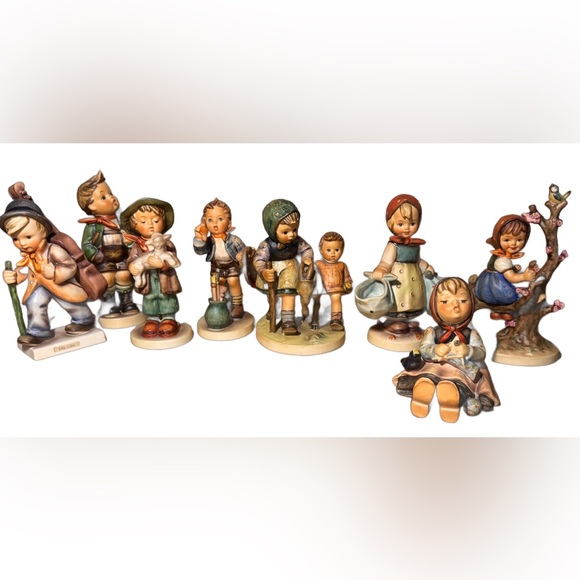 Hummel Other - Vintage Hummel Style Porcelain Figurines - Children Set